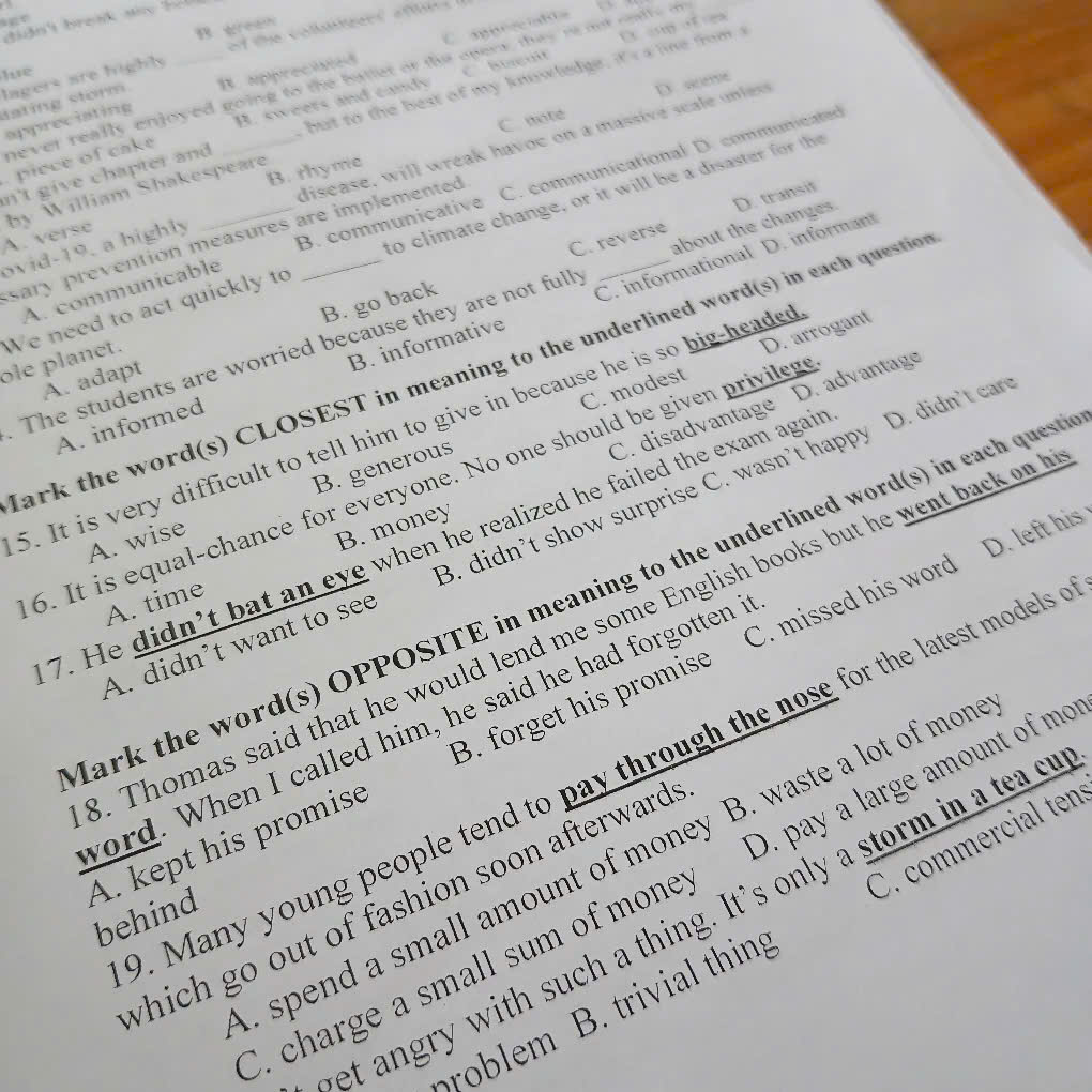 School tasks